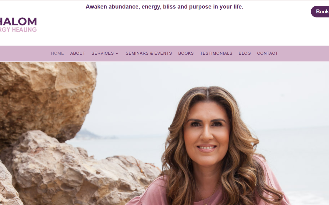 west los angeles healing business website screenshot of home page
