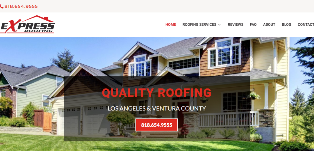 Tarzana roofing contractor web design