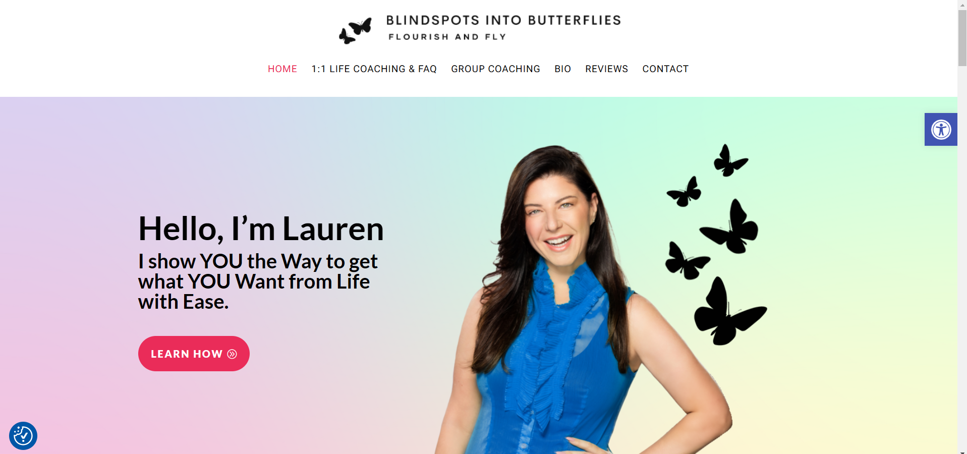 Hero image on homepage design