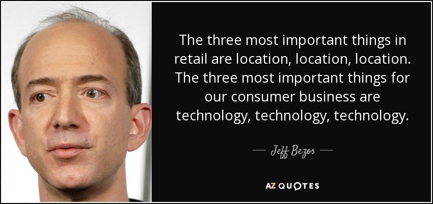 location-location-location-jeff-bezos Location, location, location quote - Jeff Bezos