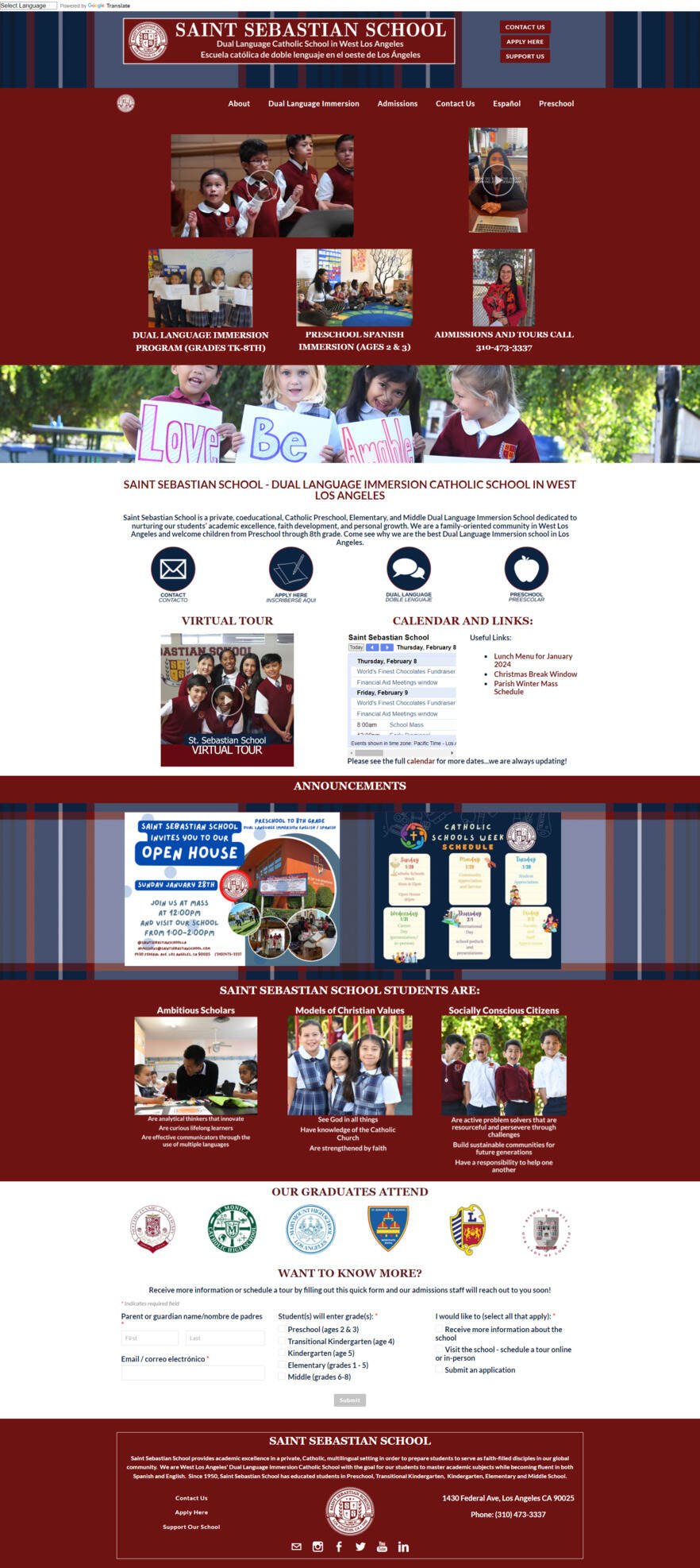 screencapture-saintsebastianschool-2024-02-08-15_42_54 BEFORE redesgin of old Weebly HTML website