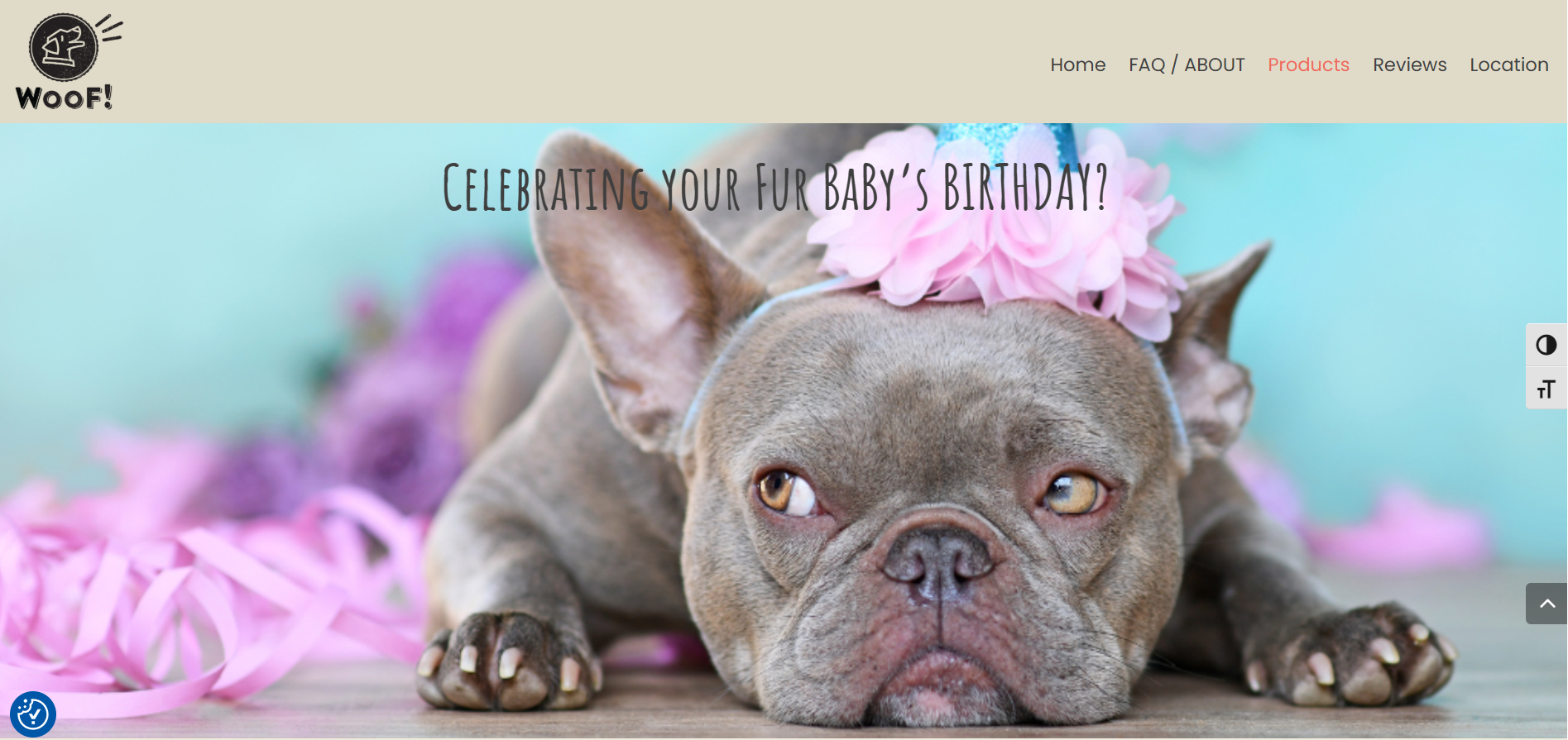web page fullwidth image and CTA