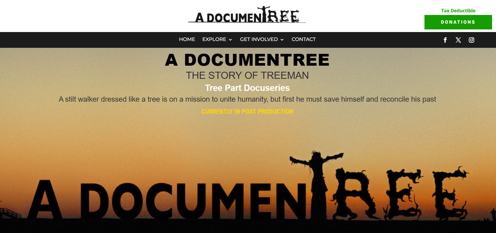 Film and documentry website built Venice CA