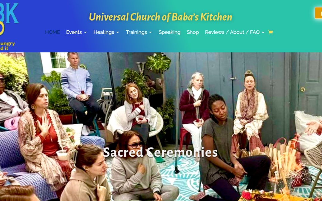 West Los angeles homepage screenshot of a non profit church